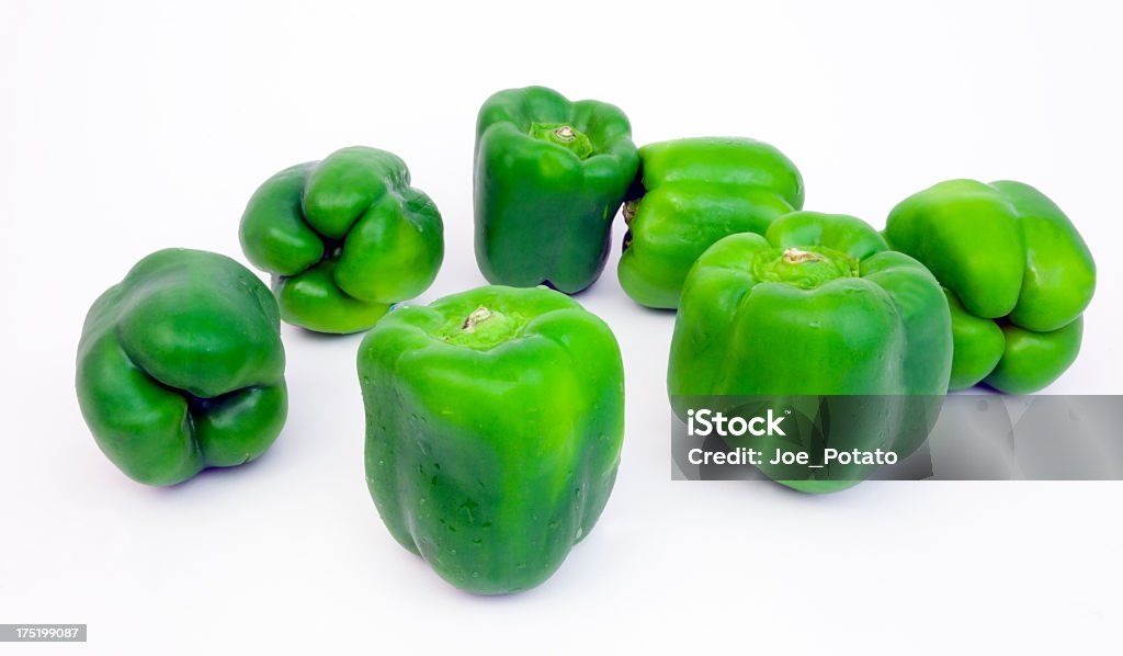 Verde Peppers - Royalty-free Comida Foto de stock