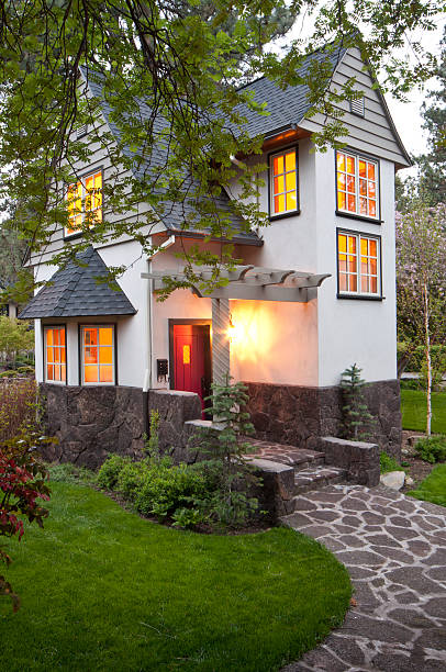 istock Twilight exterior of home 175199533