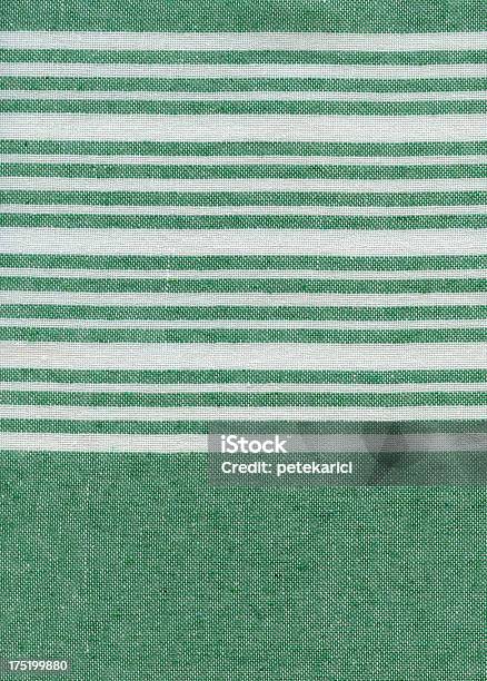 Texture Ad Alta Risoluzione A Righe Verde - Fotografie stock e altre immagini di Lino - Materiale tessile - Lino - Materiale tessile, Striato, Colore verde