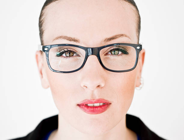istock Beautiful girl with glasses 175200094