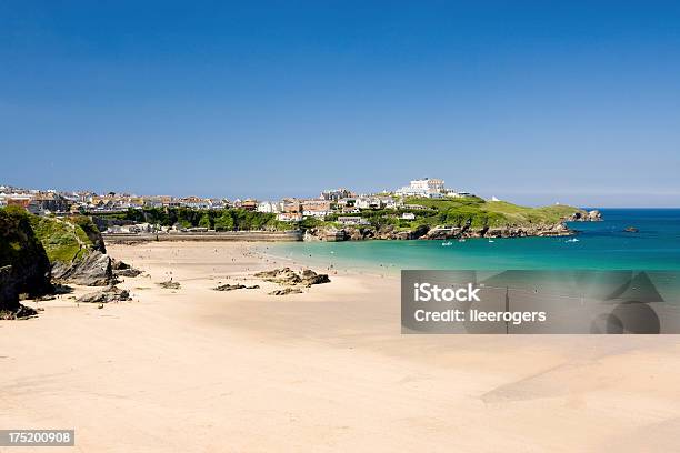 Newquays Great Western Beach On Cornwalls North Coast Stock Photo - Download Image Now