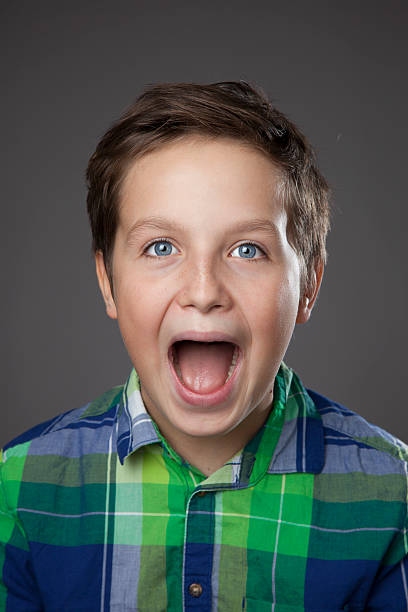 istock Preteen Boy Expressions - Happy Surprise 175201073
