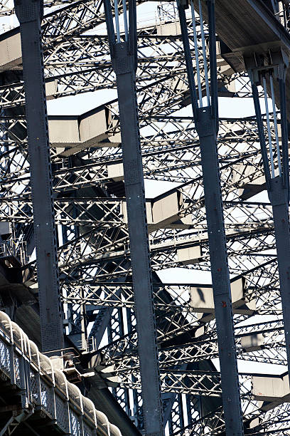 istock Complex steel structure of bridge, Harbour bridge Sydney Australia 175201498