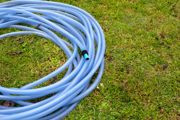 istock Garden hose for watering plants 1752020571
