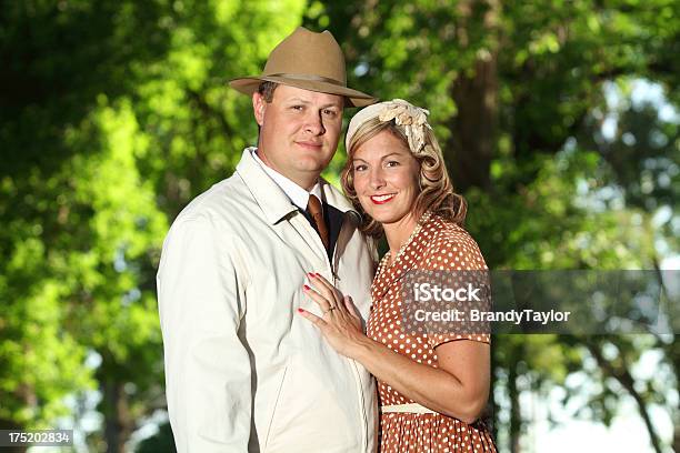 1940s Husband And Wife Stock Photo - Download Image Now - 1940-1949, Family, Adult