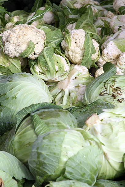istock Organic Market - Cauliflower and cabbage 175202839
