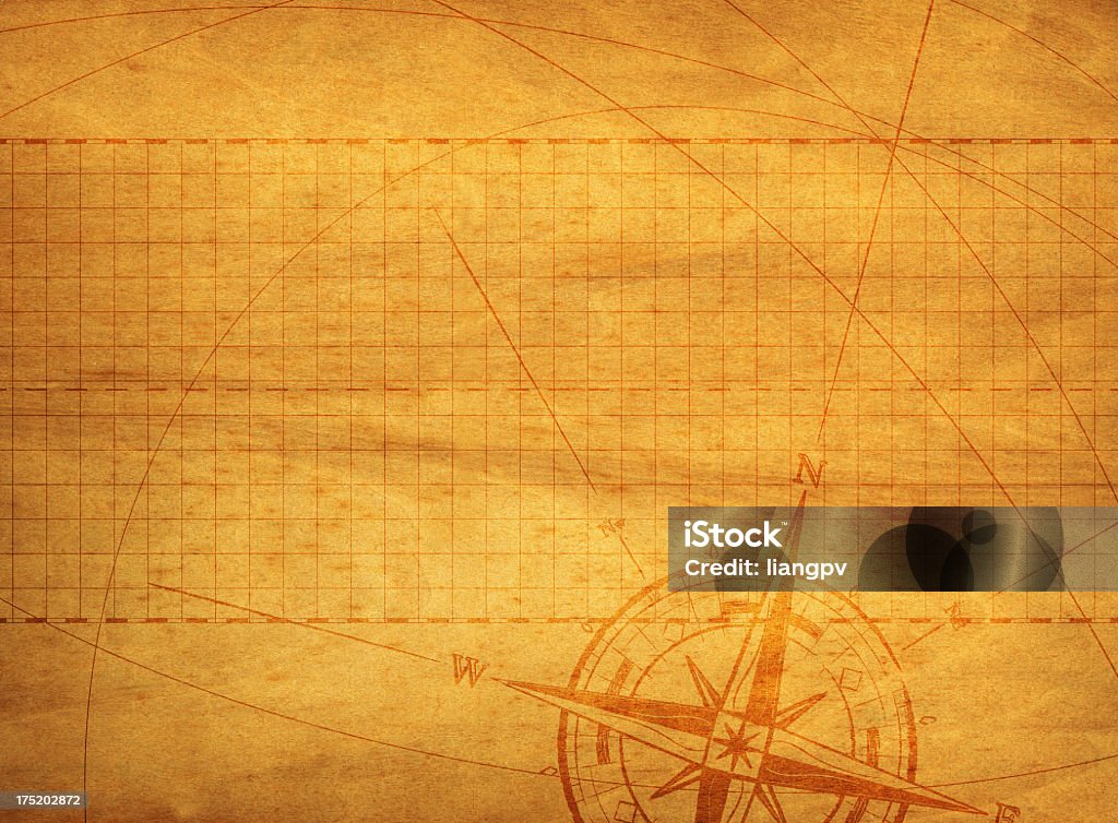 Compass Holz Hintergrund - Lizenzfrei Kompass Stock-Foto