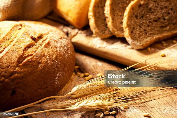 Bread Still Life Stock Photo - Download Image Now - Arrangement, Baguette, Baked