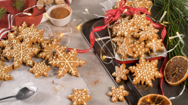 istock Christmas cookies on kitchen countertop 1752028827