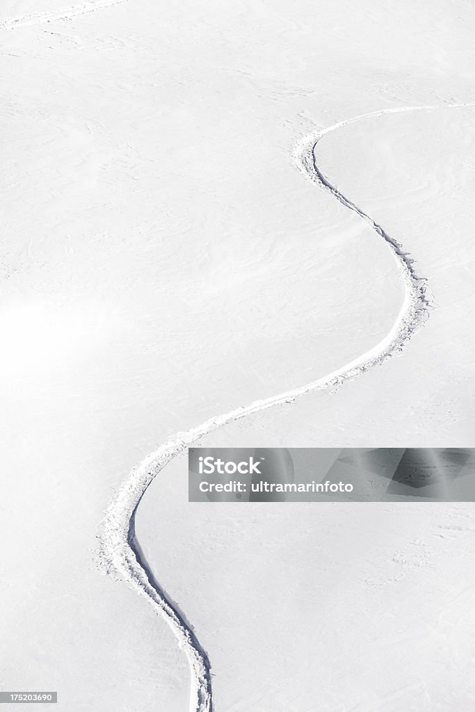 인공눈 애니메이션-추적 - 로열티 프리 스키 경주로 스톡 사진