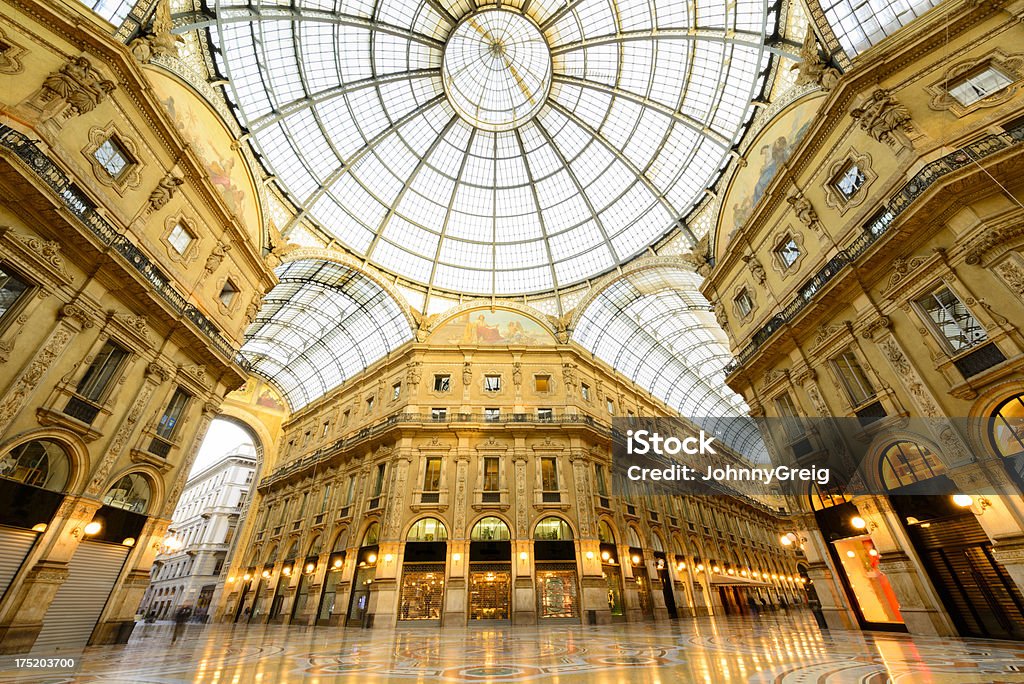 Galleria Vittorio Emanuele II in Mailand, Italien - Lizenzfrei Mailand Stock-Foto