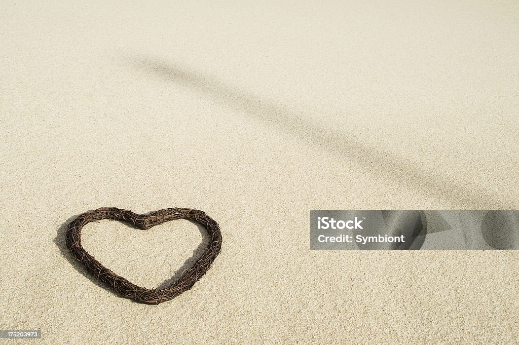 Tło wesele serca Beach - Zbiór zdjęć royalty-free (Bez ludzi)