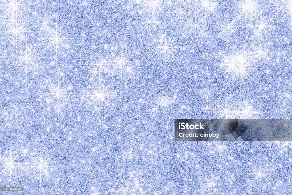 Blue Glitter Background glittering blue background with small stars Backgrounds Stock Photo