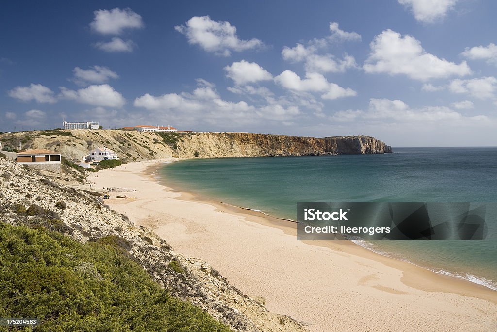 Praia da Mareta beach on Portugal's Algarve coast in Sagres "The picturesque Praia da Mareta beach in Sagres, Portugal." Algarve Stock Photo