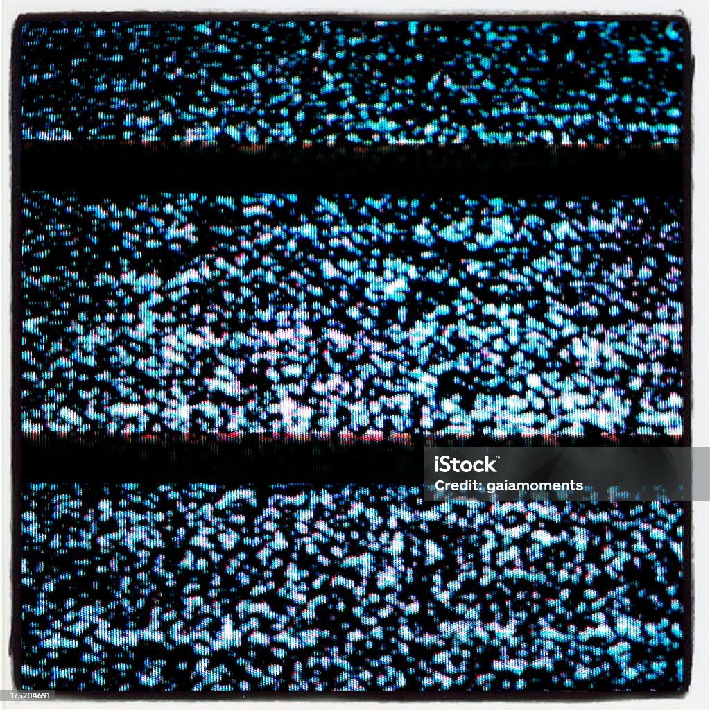 Basic Tv Static Real Tv Static Stock Photo - Download Image Now - Backgrounds, Blurred ...