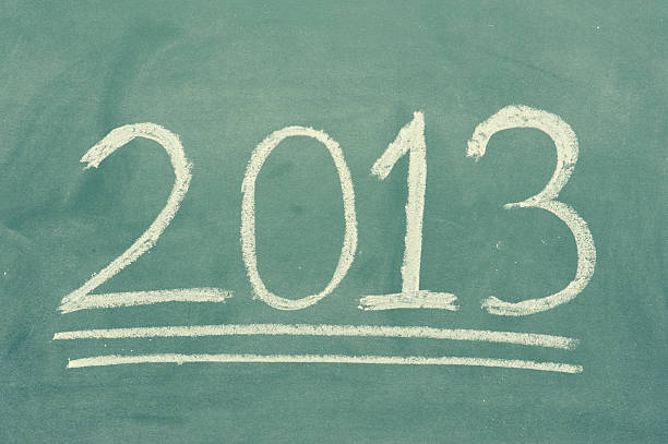 새해 2013 년 - 2013 2012 green year 뉴스 사진 이미지