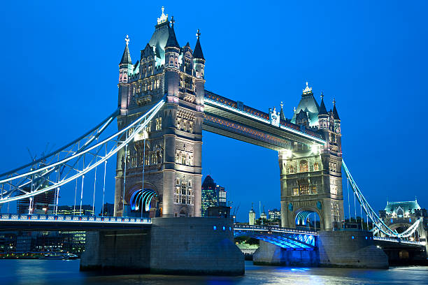 istock Tower Bridge at Night, London, UK 175205682