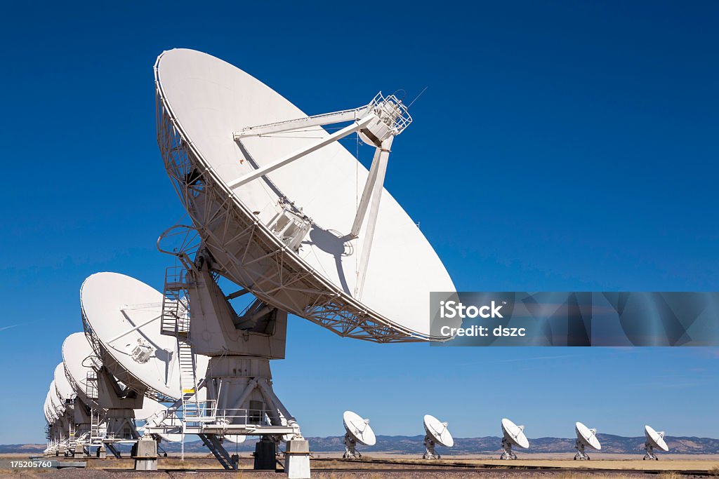 VLA espaço exteriorName radiotelescópio lista - Royalty-free Radiotelescópio Foto de stock