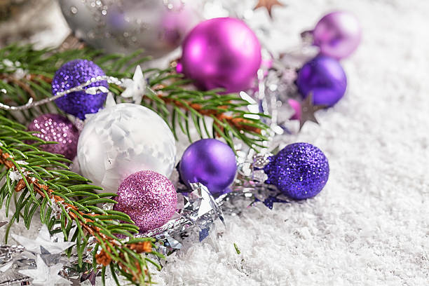 istock christmas decoration on snow 175205954