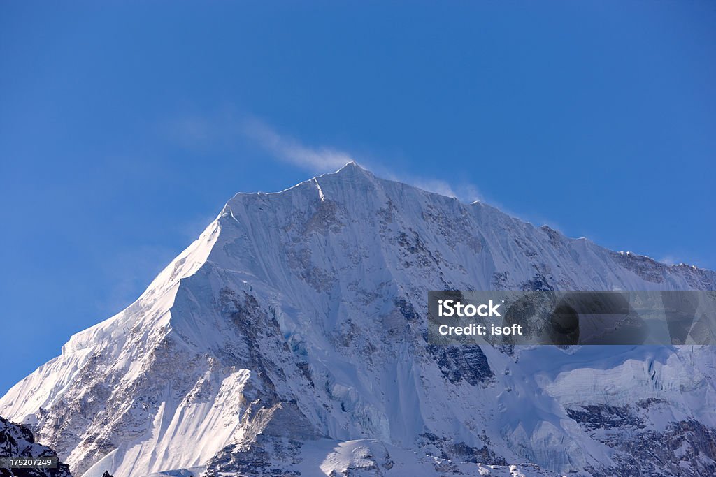 Kanchenjunga. Everest Circuit. Nepal motives Himalaya mounts.Canon 1Ds-mkIIIEOS 70-200/2.8 II L IS USM. Adventure Stock Photo