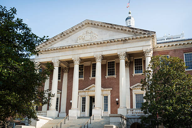 istock Front of the Maryland State House 175207386