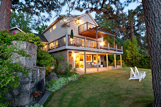 istock Twilight exterior of home 175207426