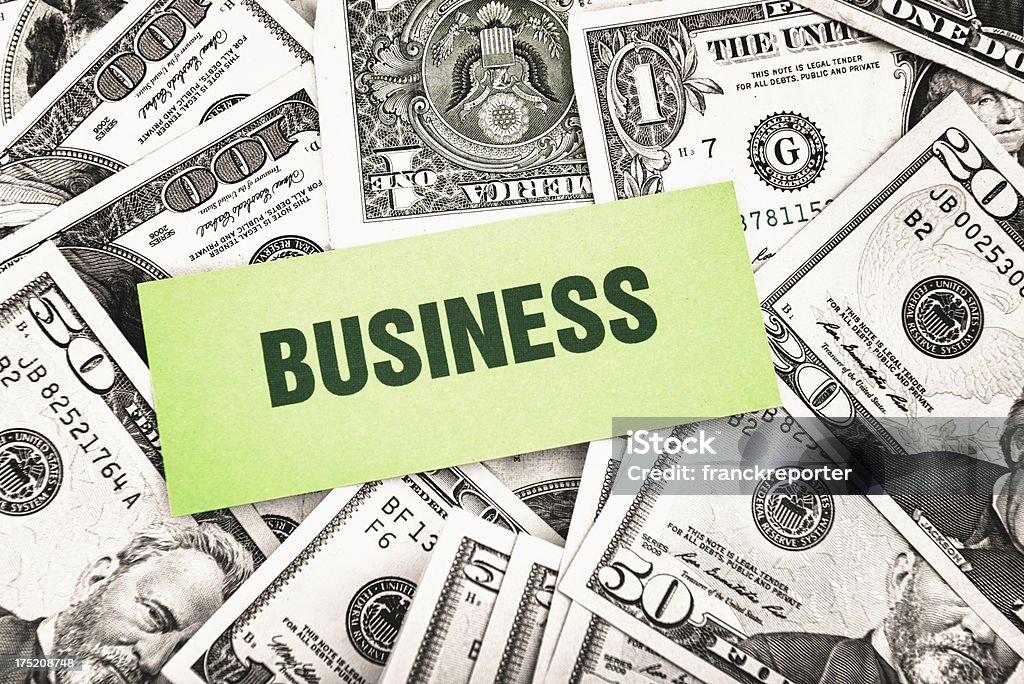 何のドル、ビジネスグリーティングスカード - 100ドル紙幣のロイヤリティフリーストックフォト