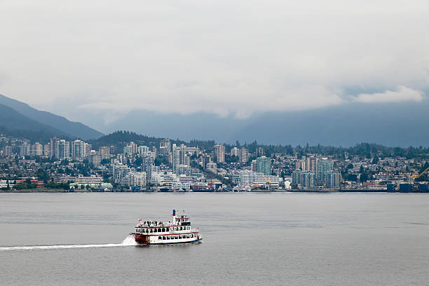 istock Vancouver Skyline, with old fashioned river boat 175209373