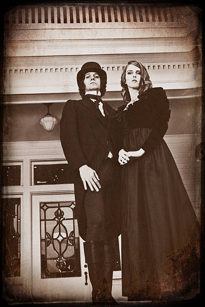 Vintage Image of Gothic Couple