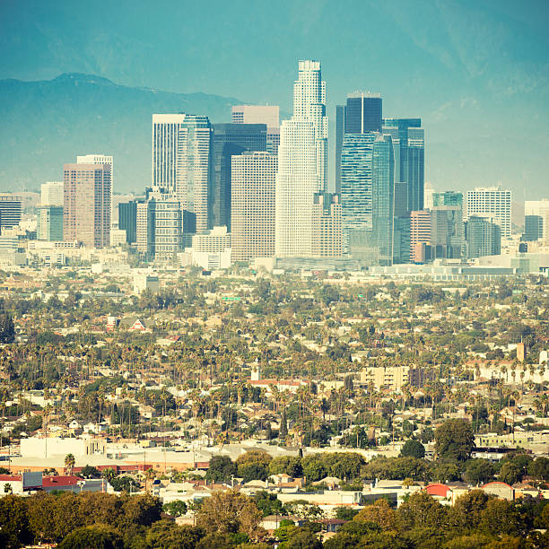 istock Los angeles skyline panorama 175209673