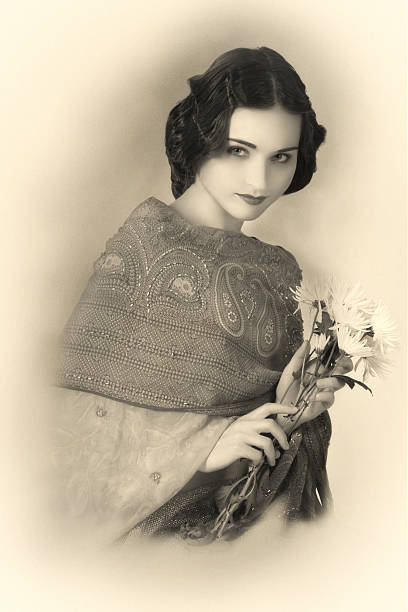 istock 1920s style. Autumn Flowers 175209907