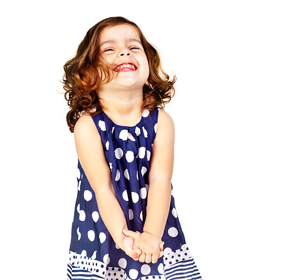 istock Cheerful Small Indian Girl Isolated on White 175210610