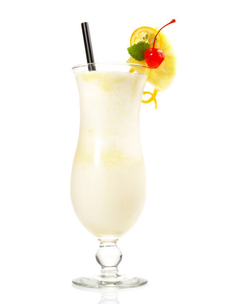 istock Pina Colada - Coconut Cocktail on white Background - Isolated 1752108557