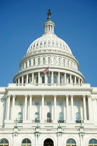 istock US Capitol Building Washington DC Close-Up Front View Blue Sky 175211153