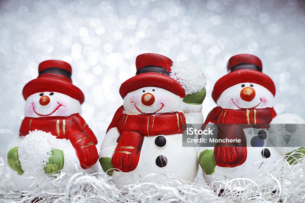 Mini-Boneco de neve com fundo de figurinos Iluminado - Royalty-free Bola de neve Foto de stock