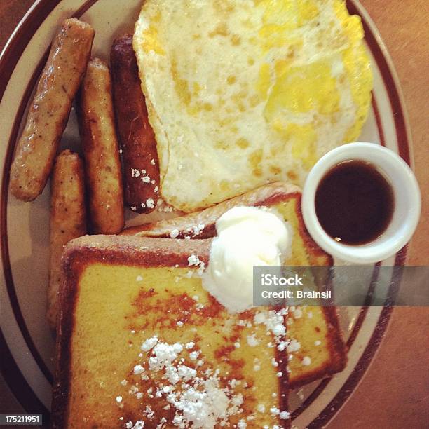 Desayuno Tipo Americano Foto de stock y más banco de imágenes de Adicción - Adicción, Alimento, Bienestar