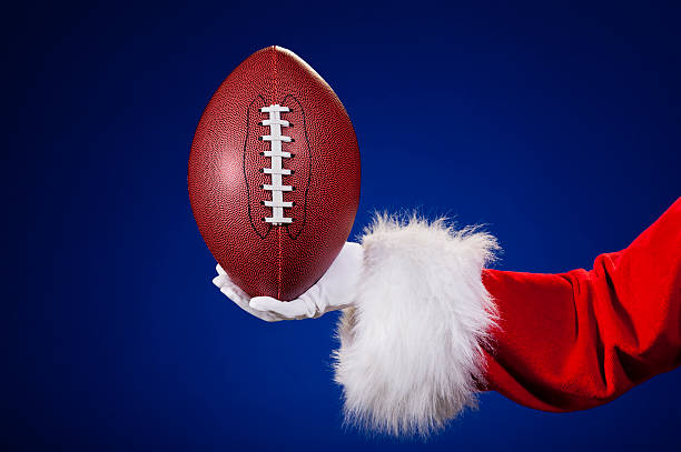 istock Santa Claus holding a Football 175211962