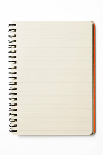 istock Isolated shot of blank spiral notebook on white background 175213226