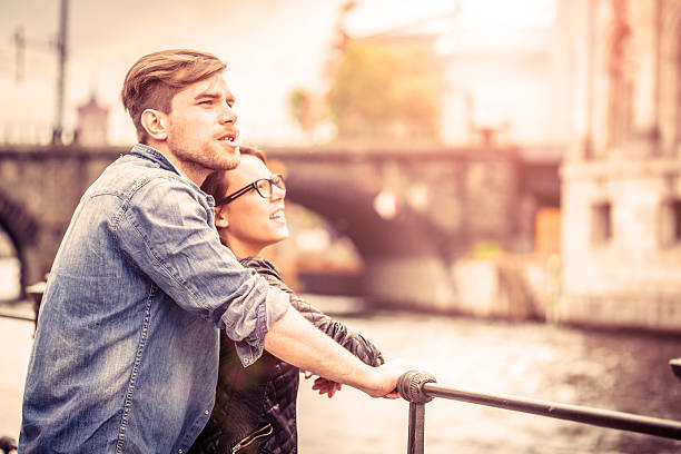 istock Couple Along the River, Soft Focus Image 175213572
