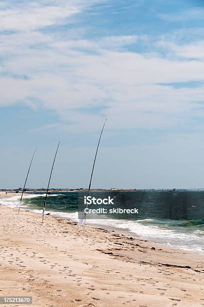 Pesca De Praia No Oceano - Fotografias de stock e mais imagens de Ao Ar Livre - Ao Ar Livre, Areia, Desporto