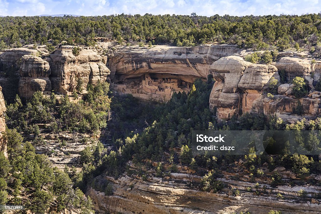 Cliff Palácio Parque Nacional de Mesa Verde, Colorado - Royalty-free Parque Nacional de Mesa Verde Foto de stock