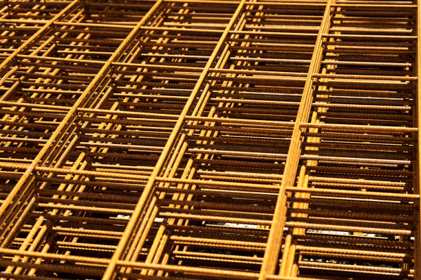 istock Close view on the steel reinforcing bars 1752140956