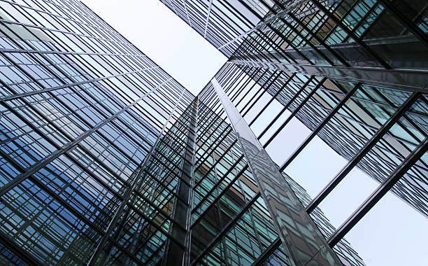 istock Perspective of Modern Glass Architecture 175214144
