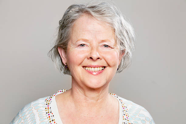 istock senior woman cheerful smile 175214198