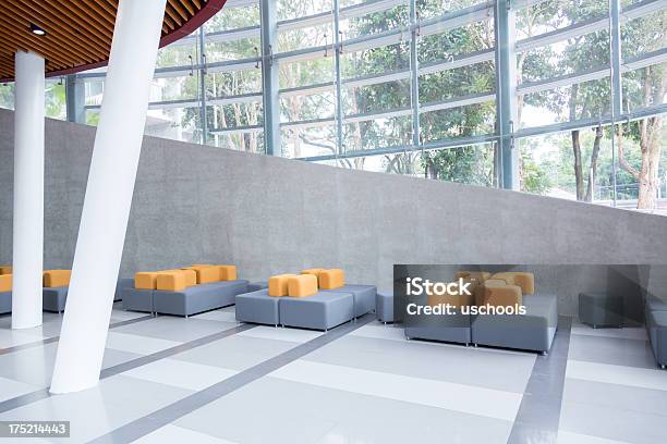 Modern Office Lobby Stock Photo - Download Image Now - Entrance Sign, Office Park, Airport Departure Area
