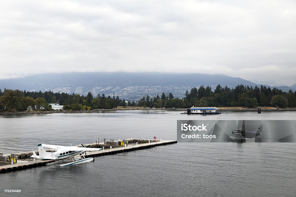 Seaplane taking off in Vancouver Harbor, Canada "Seaplane taking off in Vancouver Harbor, Canada" Airplane Stock Photo