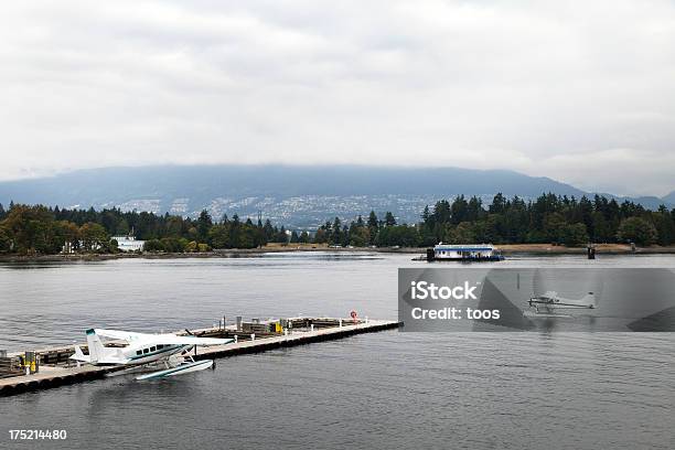Seaplane Taking Off In Vancouver Harbor Canada Stock Photo - Download Image Now - Airplane, British Columbia, Canada