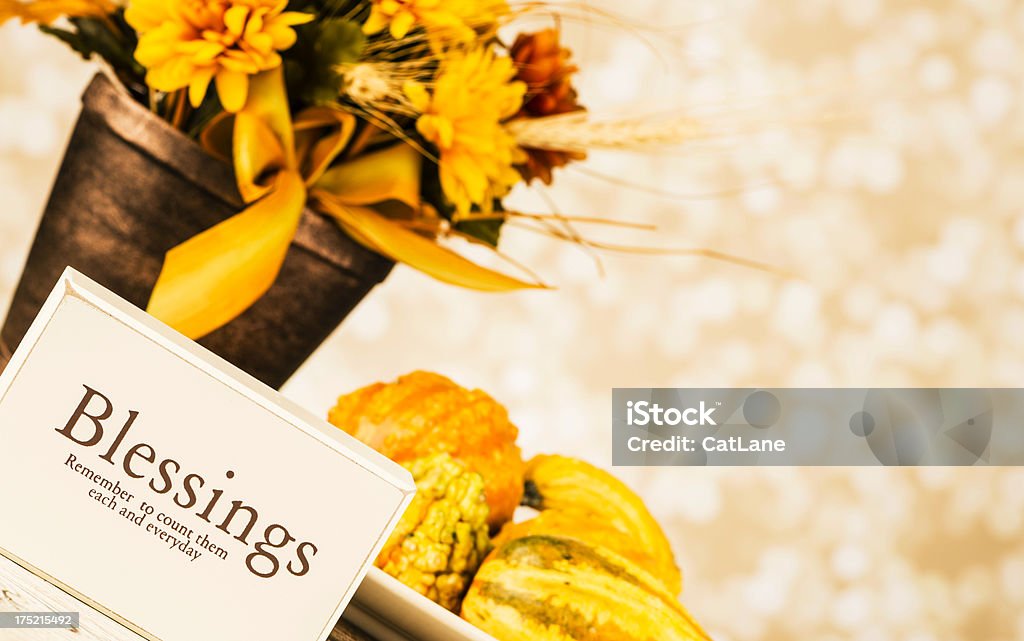 Thanksgiving-Arrangement: Zählen der Glückwünsche - Lizenzfrei Religion Stock-Foto