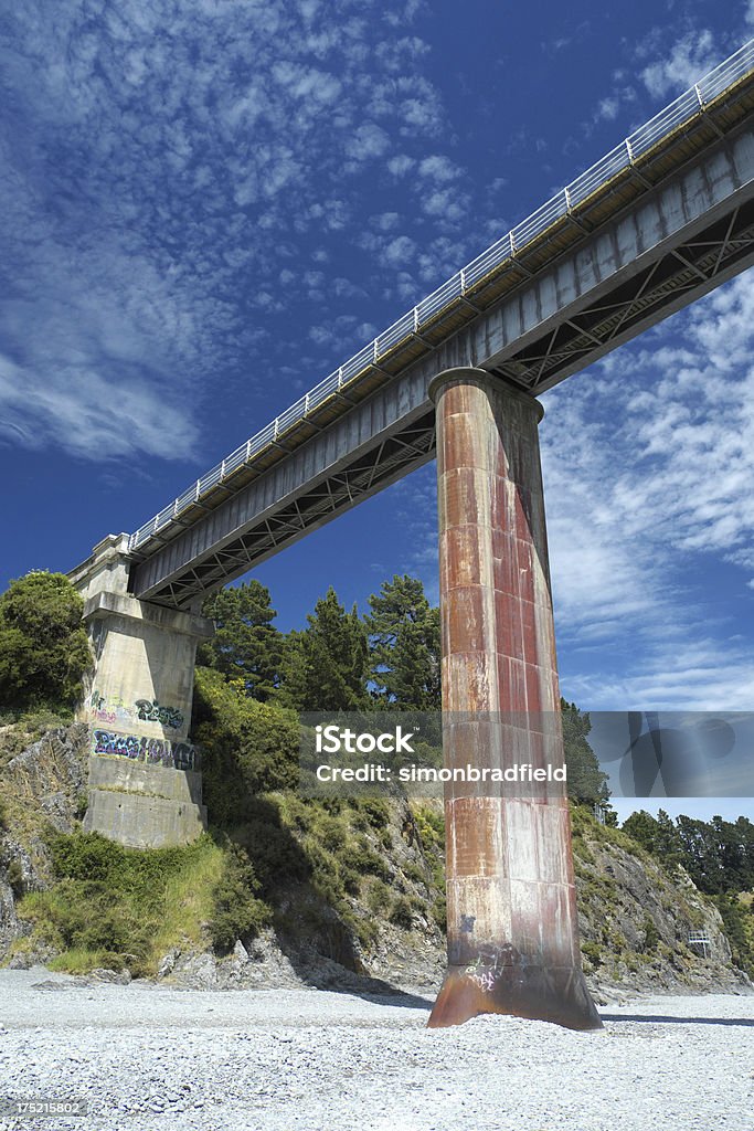 Puente sobre Waimakariri Gorge - Foto de stock de Aire libre libre de derechos