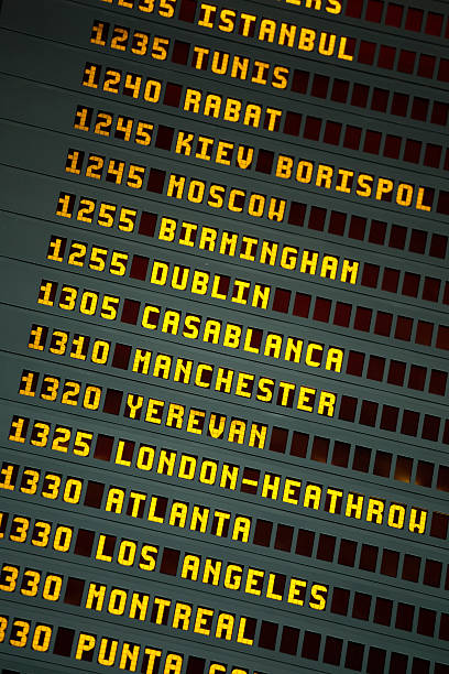 istock Airport departure board 175216007